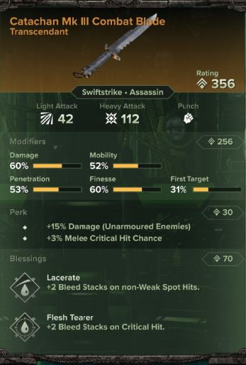 Catachan Mk III Combat Blade Example