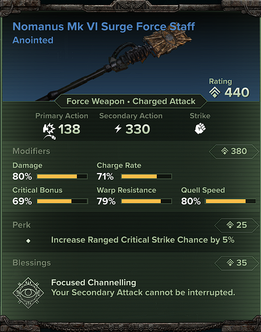 Nomanus Mk VI Surge Force Staff Example