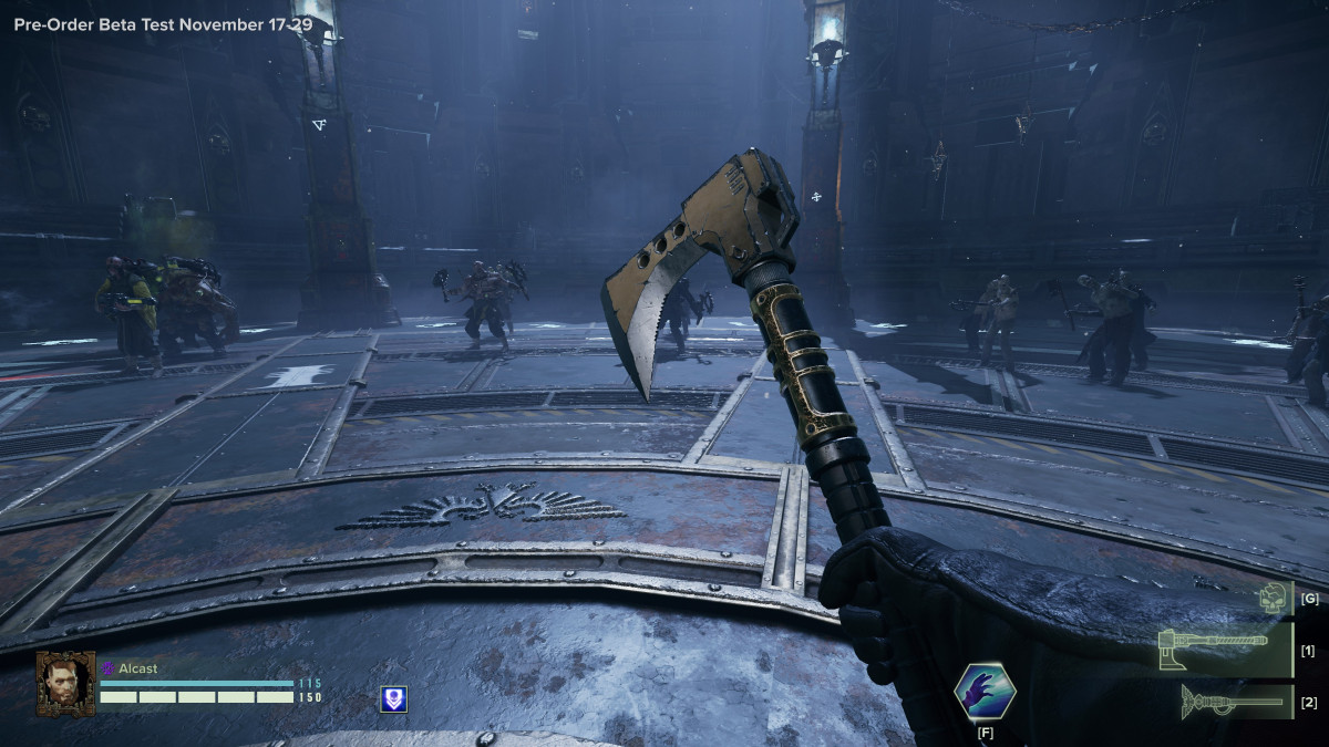 Atrox Mk VII Tactical Axe Weapon - Darktide